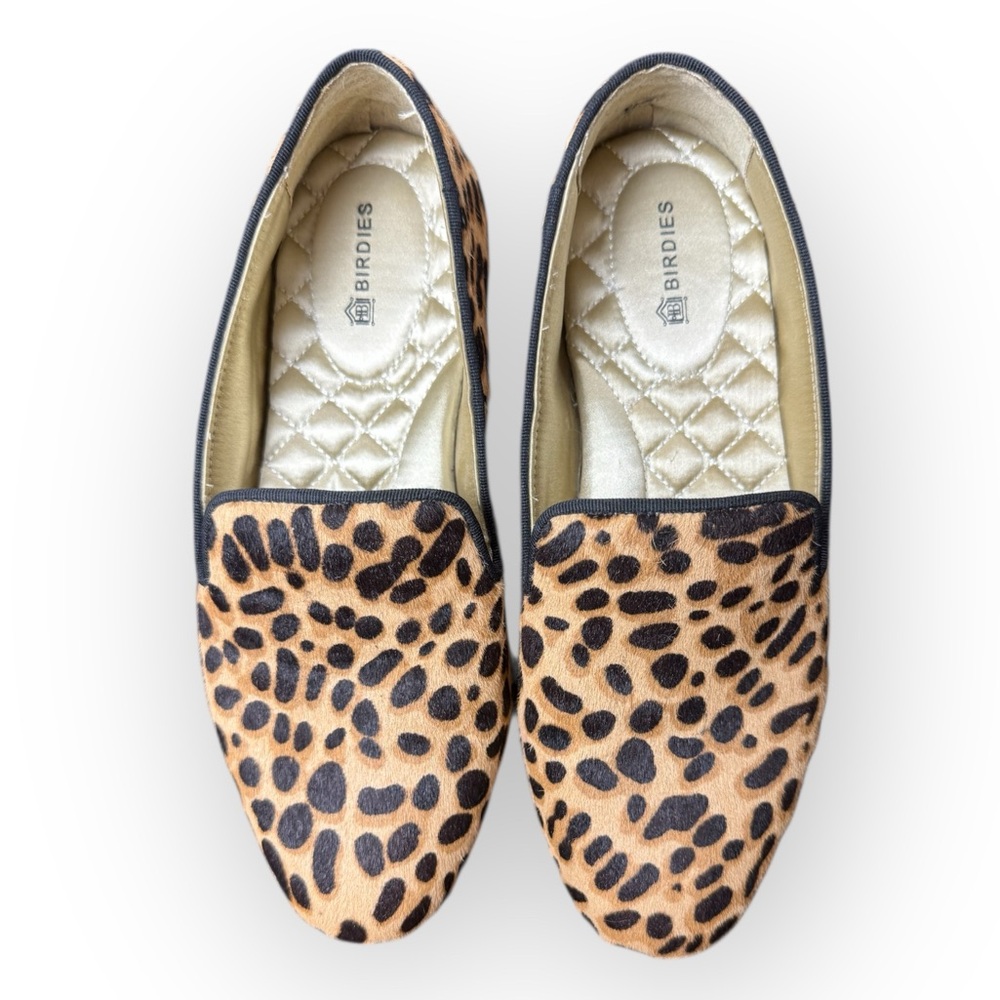 NWOB Birdies Starling Cheetah Print Haircalf Loafers in Women’s Size 5